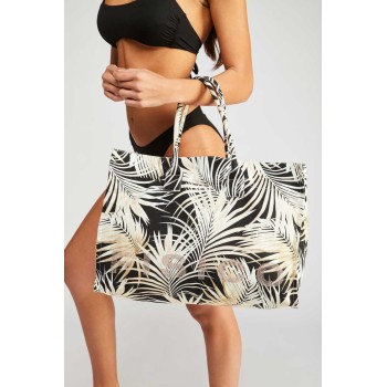 TOTE BAG STAMPA TROPICALE